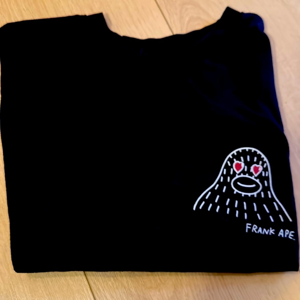 Frank Ape Size Large Black t-shirt